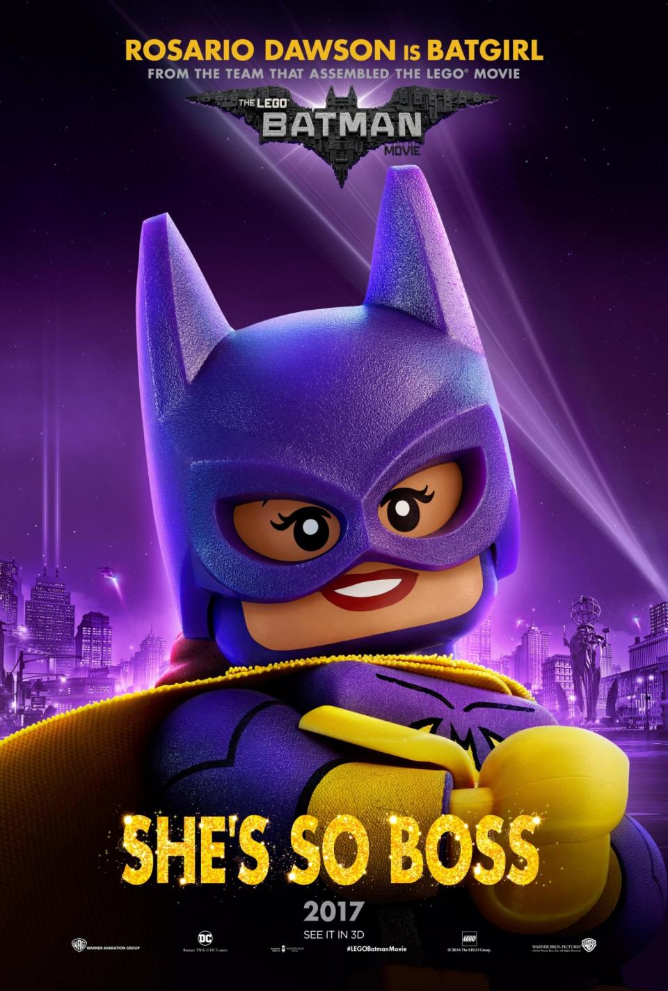 <p>Rosario Dawson is Batgirl – Credit: Warner Bros. </p>