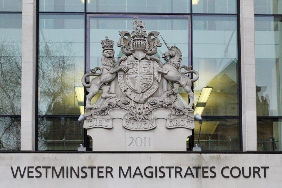 Westminster Magistrates’ Court (PA) (PA Archive)