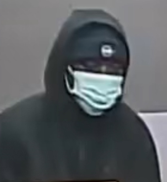 A photo of a bank robbery suspect from FBI KC on May 15, 2024 who robbed a U.S. Bank in North Kansas City.