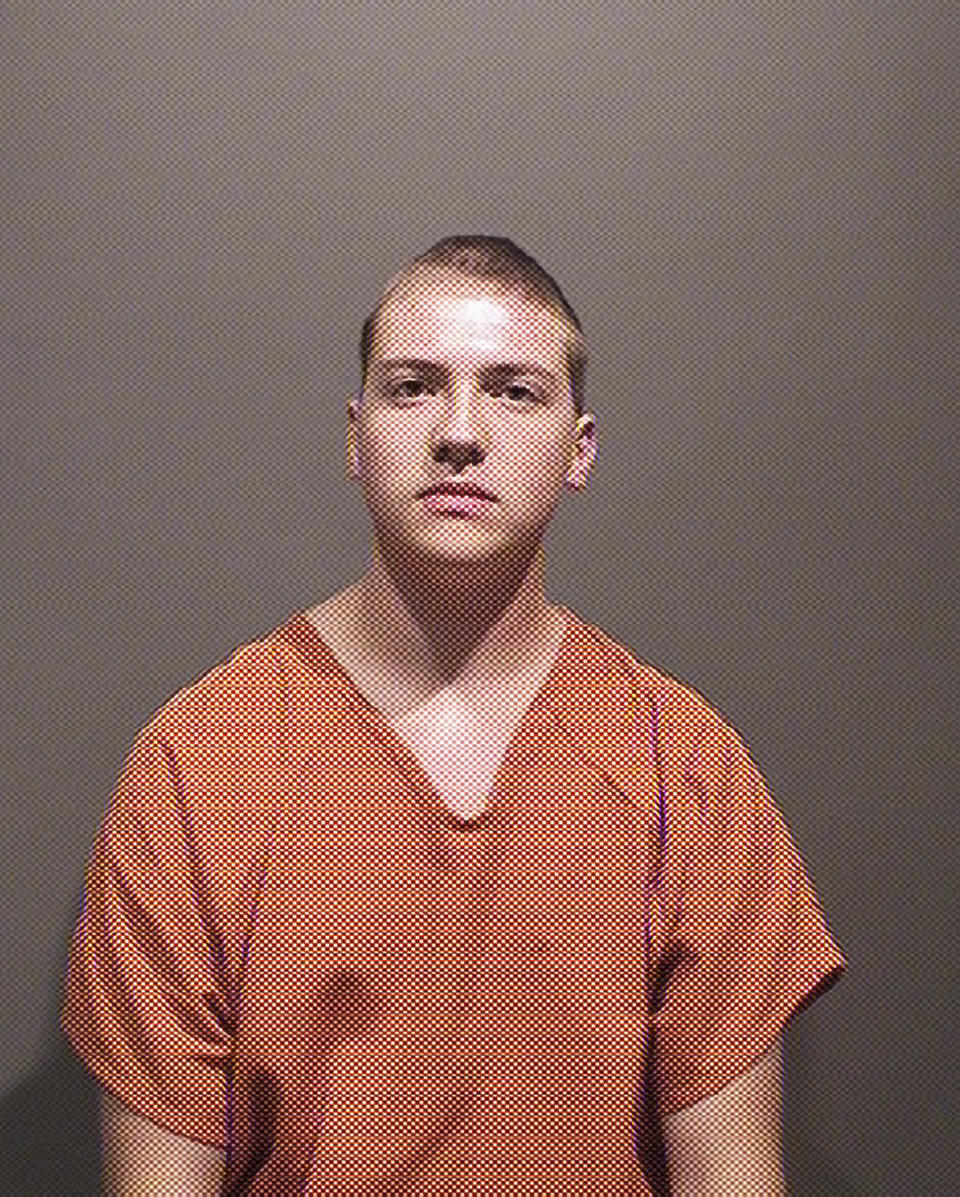This photo provided by the Jefferson County Sheriff's Office shows Nicholas "Mitch" Karol-Chik who is facing a first-degree murder charge. Authorities say Karol-Chik and two other teenagers are facing the first-degree murder charges stemming from the death of a 20-year-old Colorado woman who was struck by a rock that investigators say was thrown through her windshield while she was driving. (Jefferson County Sheriff's Office via AP)