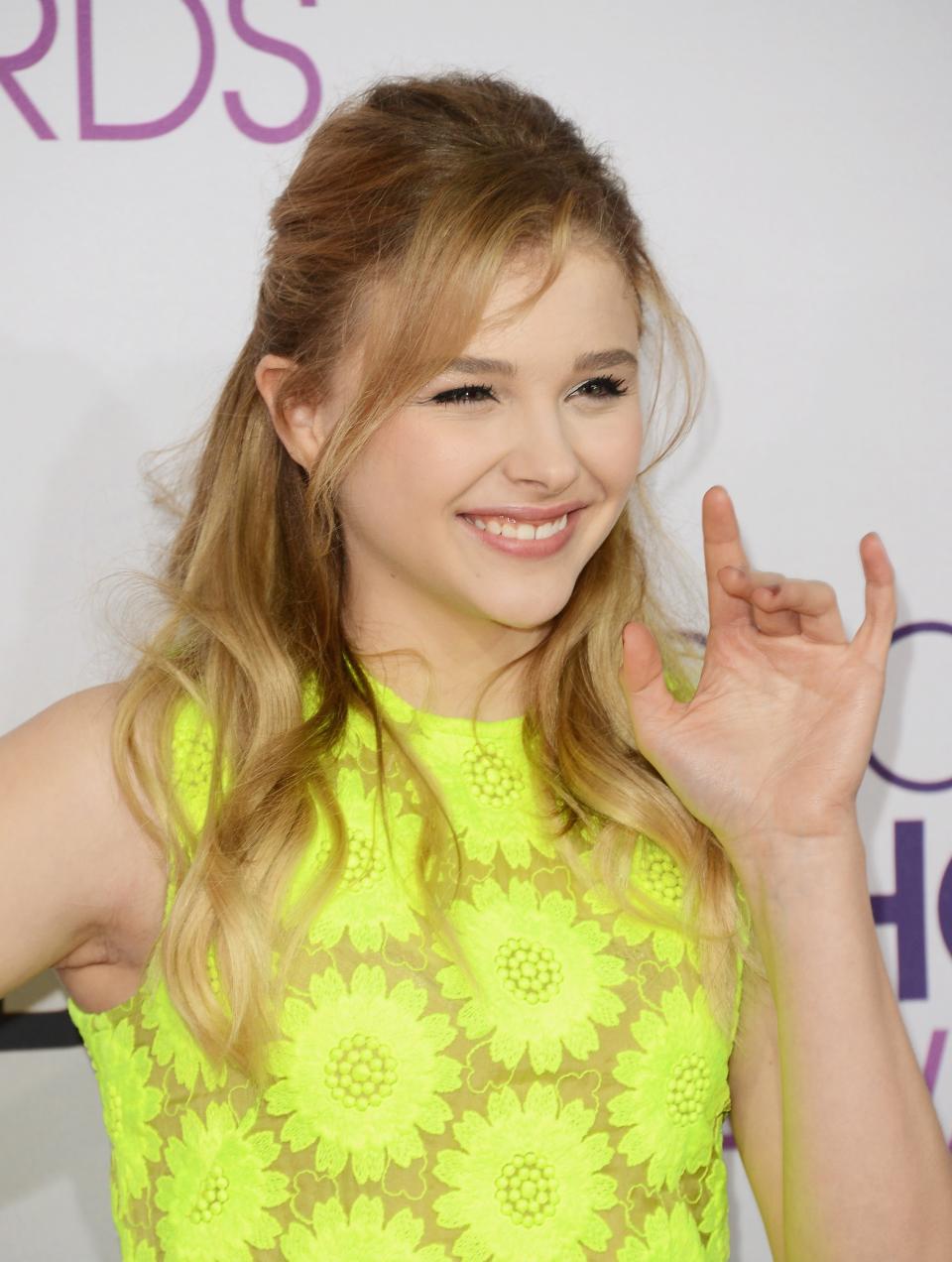 LOS ANGELES, CA - JANUARY 09: Actress Chloe Grace Moretz attends the 39th Annual People's Choice Awards at Nokia Theatre L.A. Live on January 9, 2013 in Los Angeles, California. (Photo by Jason Merritt/Getty Images)