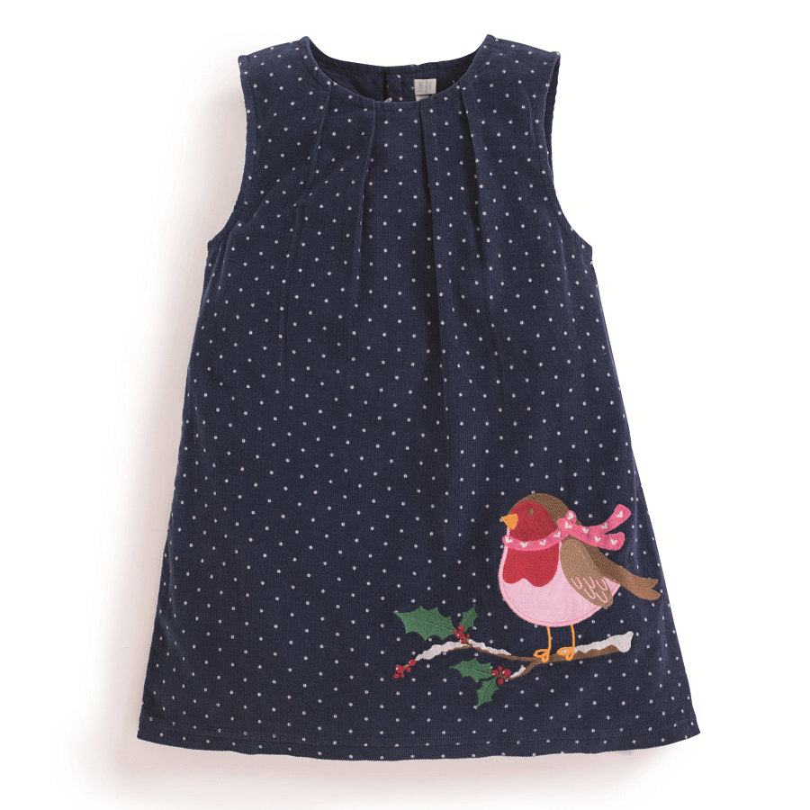 Robin Appliqué Pinafore Dress £23 jojomamabebe.co.uk