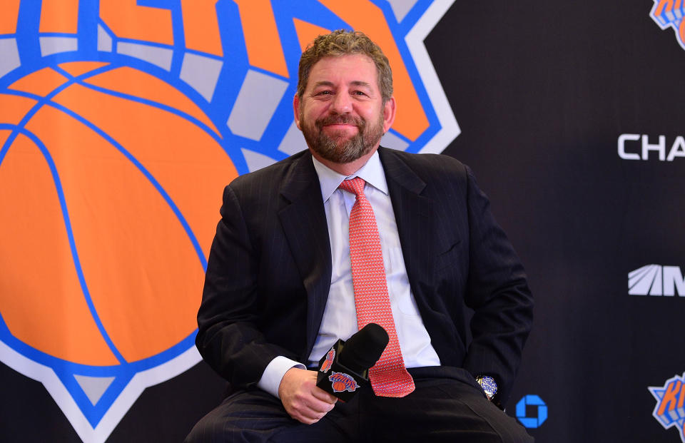 Knicks owner James Dolan won his court battle with Charles Oakley on Wednesday. (James Devaney/WireImage)