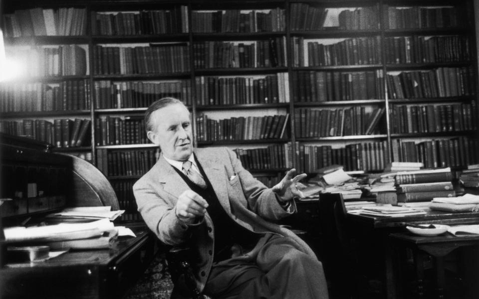 JRR Tolkien in 1955 - Getty