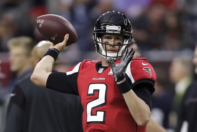 Matt Ryan stormed back with a vengeance in 2016. Will the Falcon continue his top-five flight? (AP)