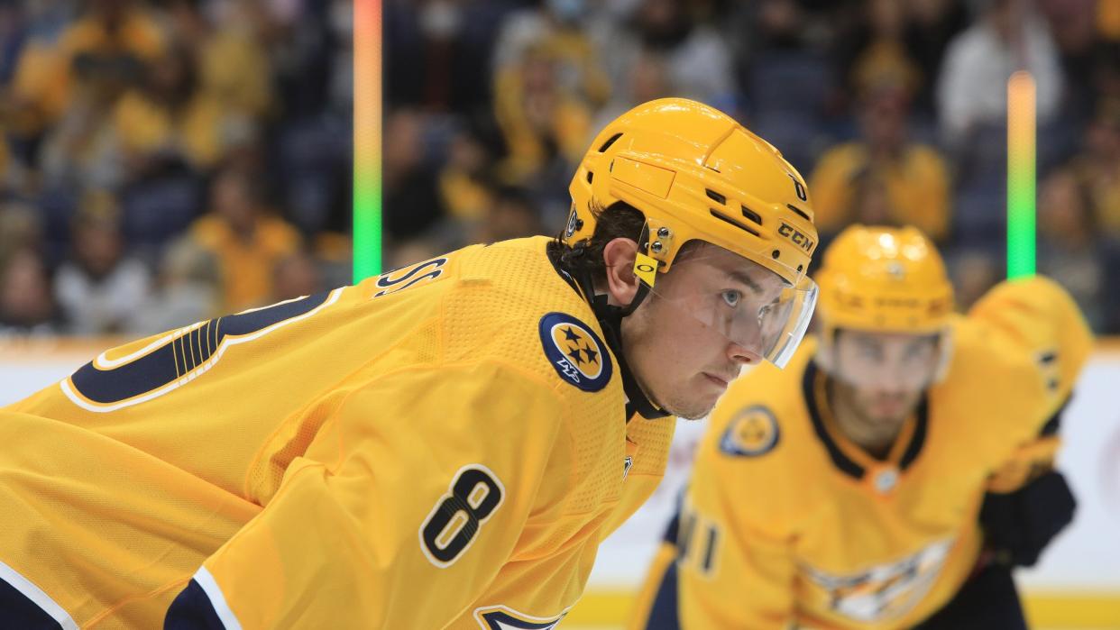 Nashville Predators forward Cody Glass has had a rough start to what was once a promising career, but he seems grateful for another shot at making his NHL dreams come true. (Getty Images)