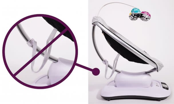 PHOTO: There has been a recall of 4moms MamaRoo Baby Swing, versions 1.0 through 4.0 and RockaRoo Baby Rockers. (U.S. Consumer Product Safety Commission)
