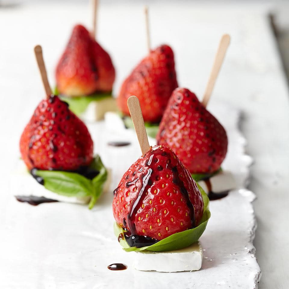 Strawberry & Brie Bites