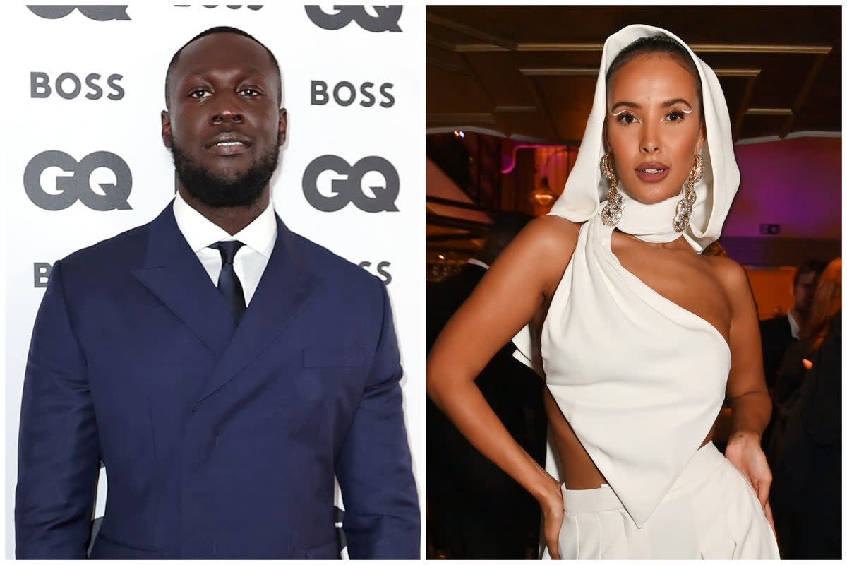 Love Island played Stormzy song that’s believed to be about new host and his ex Maya Jama during the show  (ES Composite)
