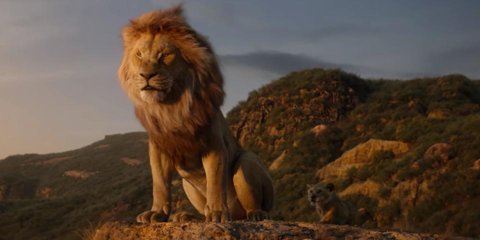 lion king mufasa simba remake