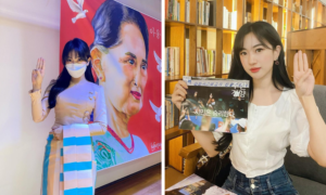 緬甸模特兒逃到韓國曝心聲。（圖／翻攝自IG）