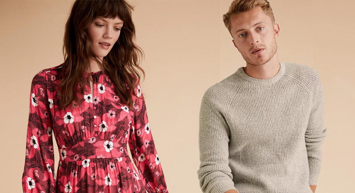 Marks and Spencer has launched a huge sale on menswear and womenswear with up to 70% off select items.  (Marks and Spencer)