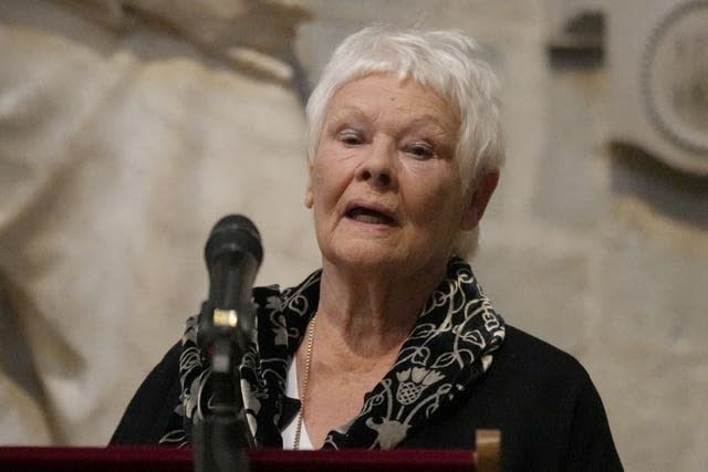 Dame Judi Dench comments