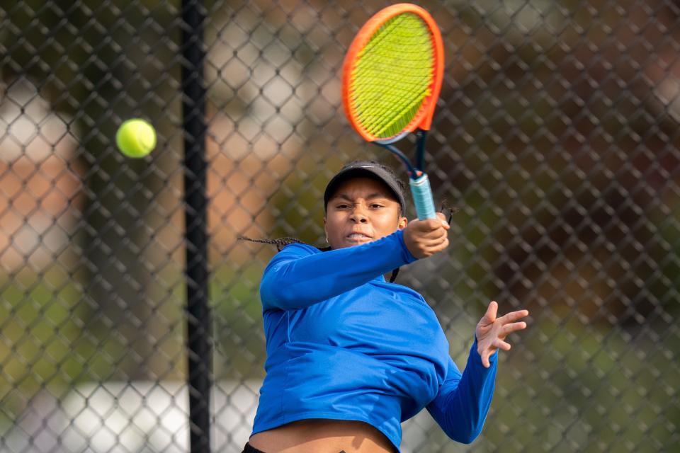 Bexley junior Amiya Bowles is two good weekends away from winning her third consecutive Division II state singles championship.