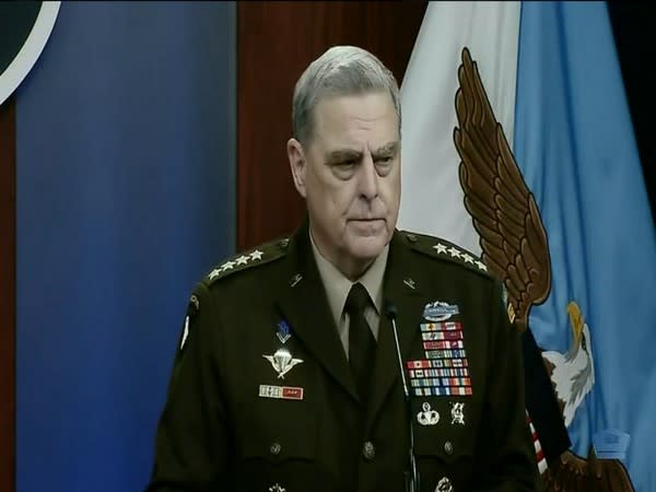 General Mark Milley, the chairman of the Joint Chiefs of Staff
