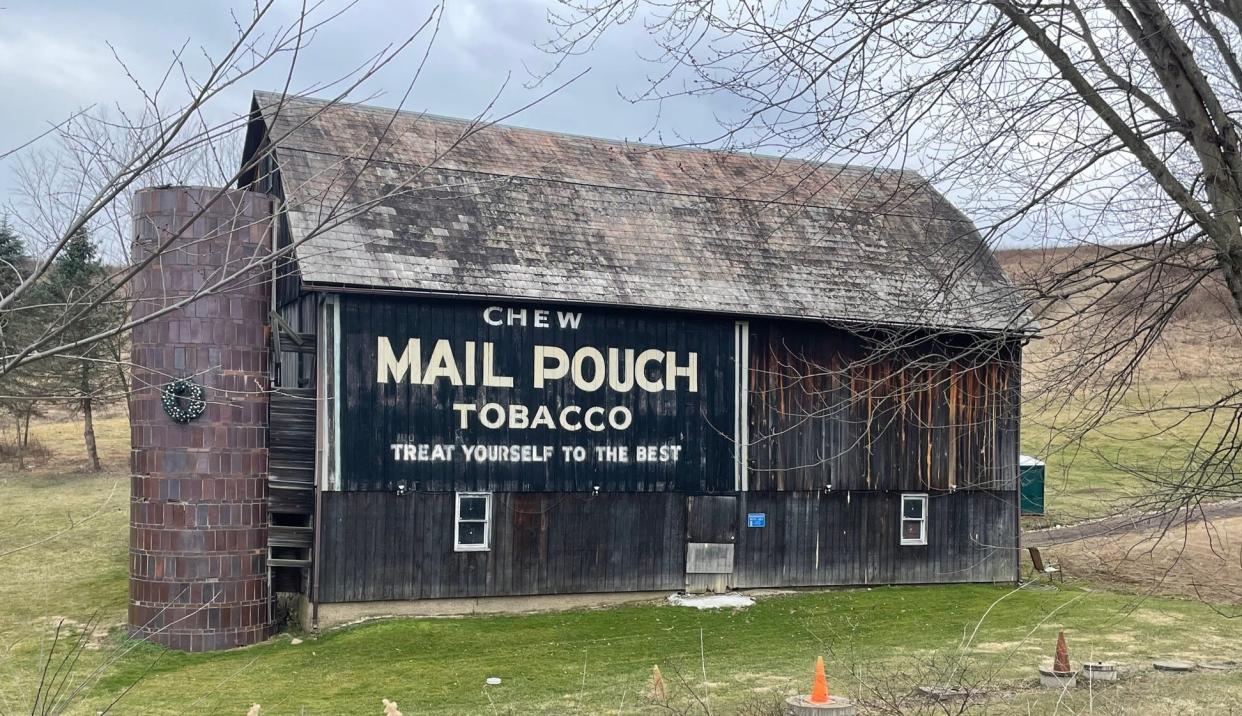 This Mail Pouch barn along U.S. Route 30 in Osnaburg Township is one of several such barns remaining in Stark County.