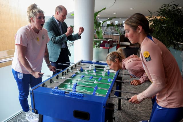 Royal visit to St George’s Park