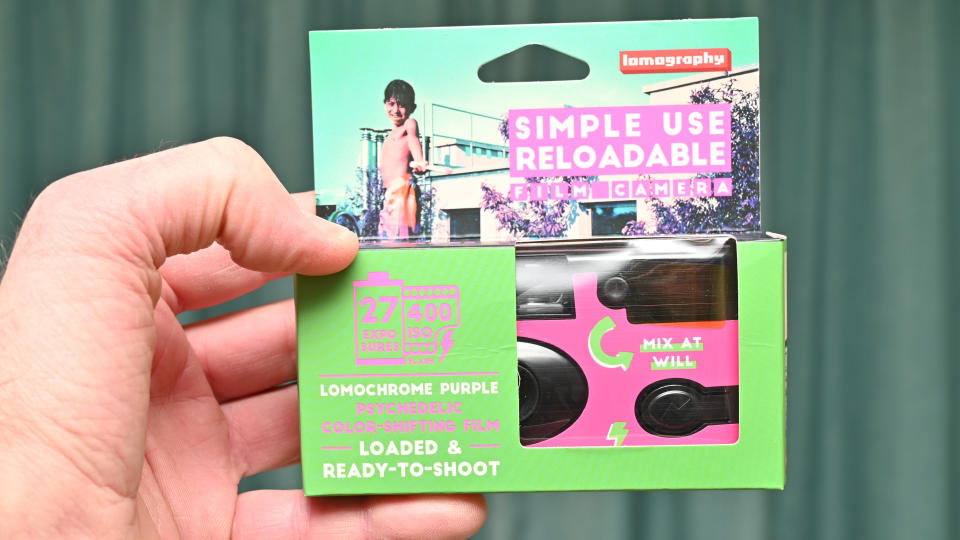 Lomography Simple Use Reloadable Film Camera LomoChrome Purple