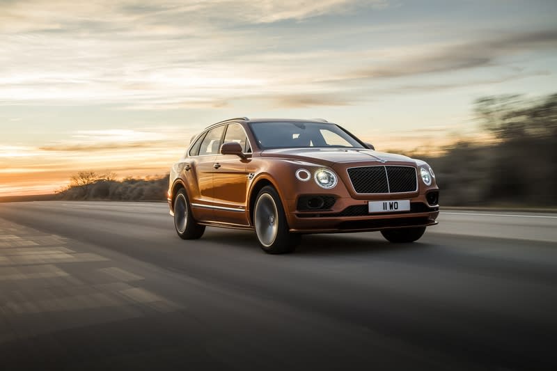 Bentley Bentayga Speed搭載6.0升W12渦輪引擎，最大動力626hp/91.7kgm。