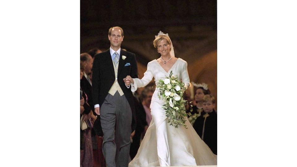 Prince Edward and Sophie on their wedding day