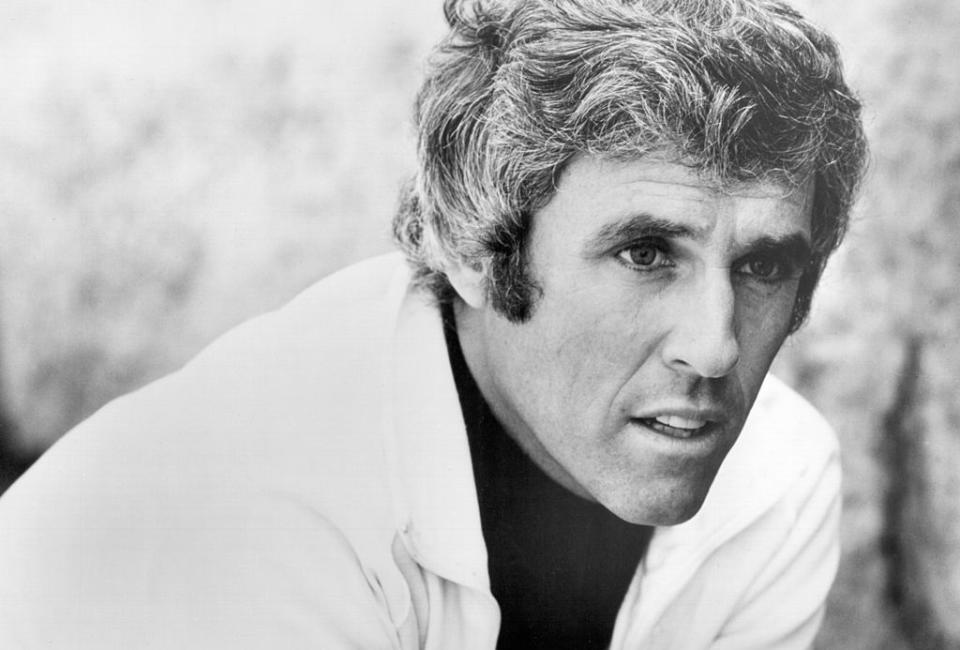 black and white photo of composer burt bacharach