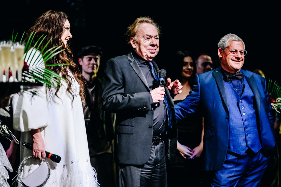 Sarah Brightman, Andrew Lloyd Webber and Cameron Mackintosh