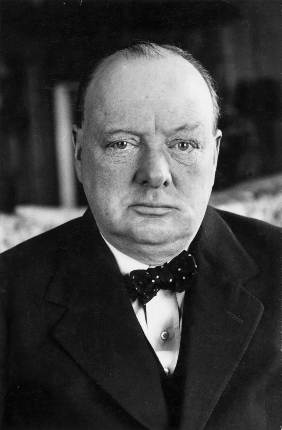 <div class="inline-image__caption"><p>British politician and Prime minister Winston Leonard Spencer Churchill. </p></div> <div class="inline-image__credit">Hulton Archive/Getty </div>