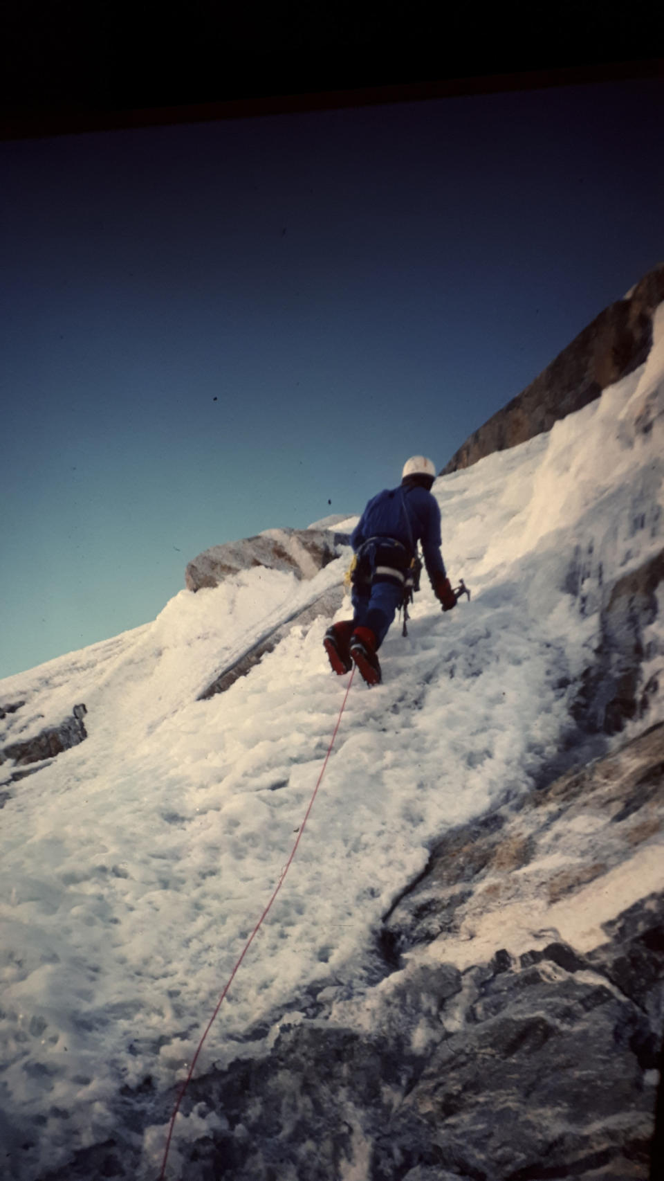 Steve Aisthorpe, 55, was part of an expedition to Pumori with Kristinn Runarsson and Thorsteinn Gudjonsson, who were last seen alive at a height of 21,650ft on October 18, 1988.