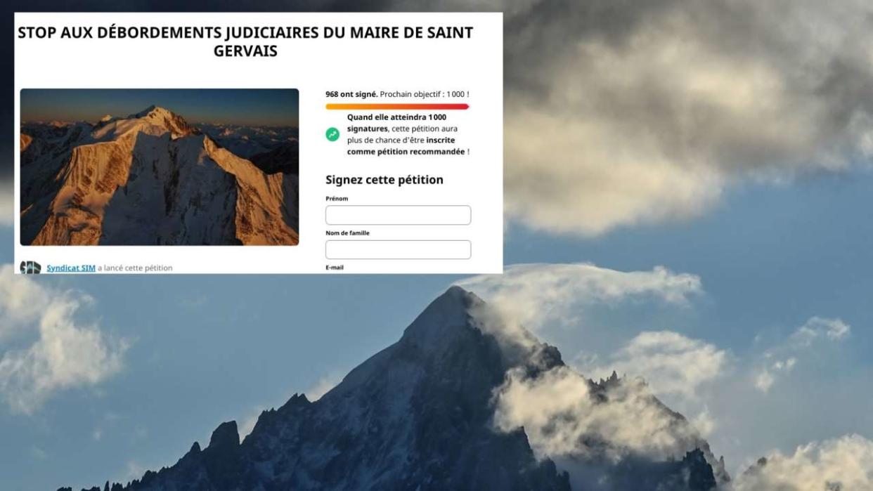 Une pétition dénonce les plaintes de Jean-Marc Peillex contre les alpinistes.