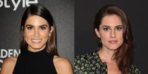 <p>Actresses Nikki Reed and Allison Williams both have prominent chins and square-shaped faces. </p>