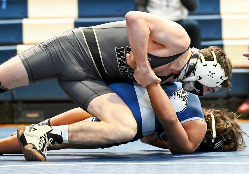 Matt Leslie piled up more than 100 wins and earned two district titles during his varsity wrestling career at Western Wayne.