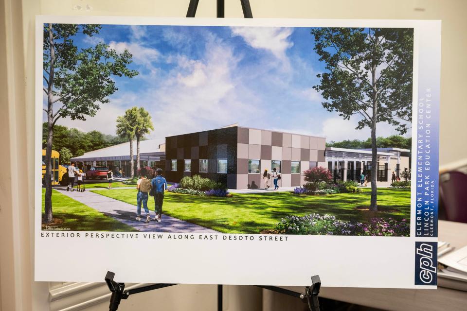 A rendering shows the future look of the Lincoln Park Education Center, slated to open in fall 2024.