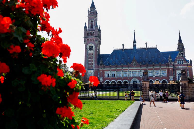 FILE PHOTO: A general view of the International Court of Justice in The Hague