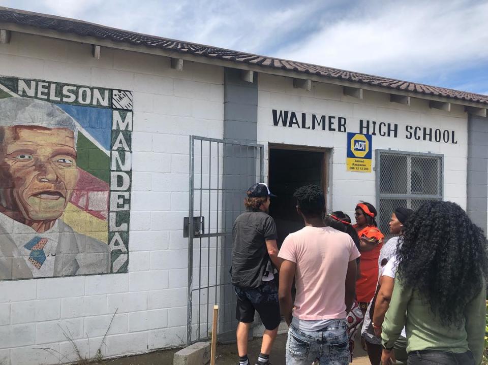 More than 10 years after recording The Molo Sessions, the Pearl Jam frontman met up with The Walmer High School Choir of South Africa.