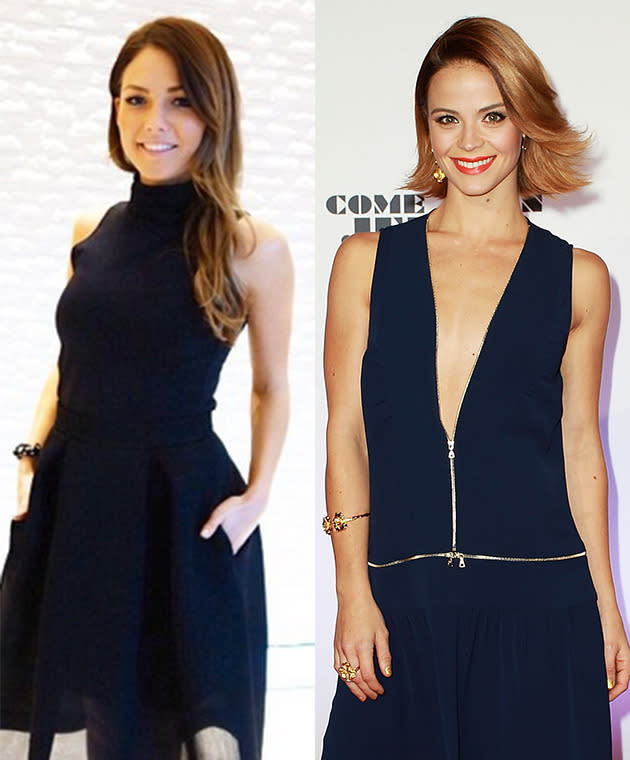 Sam Frost and Lauren Brant. Photo: Instagram and Getty Images.