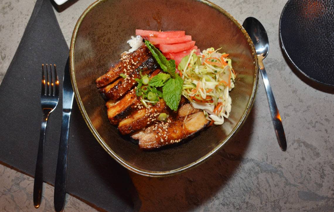 The Braised Pork Bowl at Warmack.