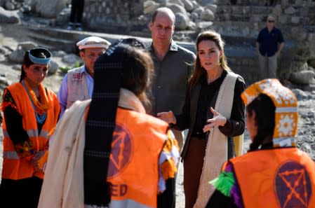 Britain's Prince William and Catherine, Duchess of Cambridge visit Pakistan