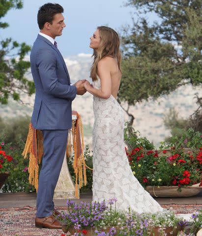 ABC/Mark Bourdillon Hannah Brown and Tyler Cameron on 'The Bachelorette'