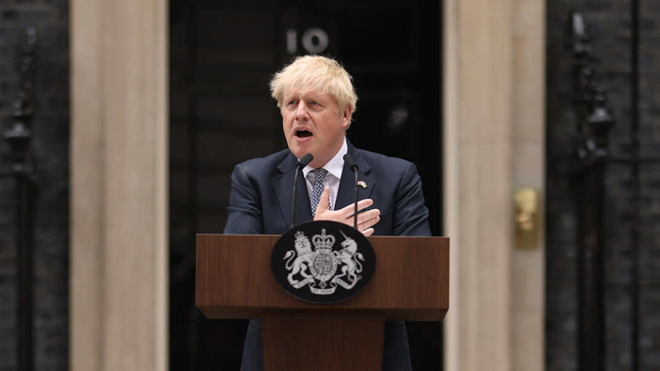 Boris Johnson anuncia sua renúncia como líder do Partido Conservador do Reino Unido