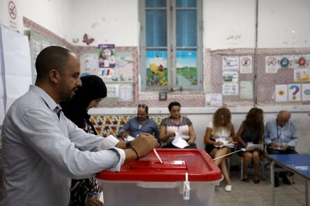 Tunisian presidential election in Tunis