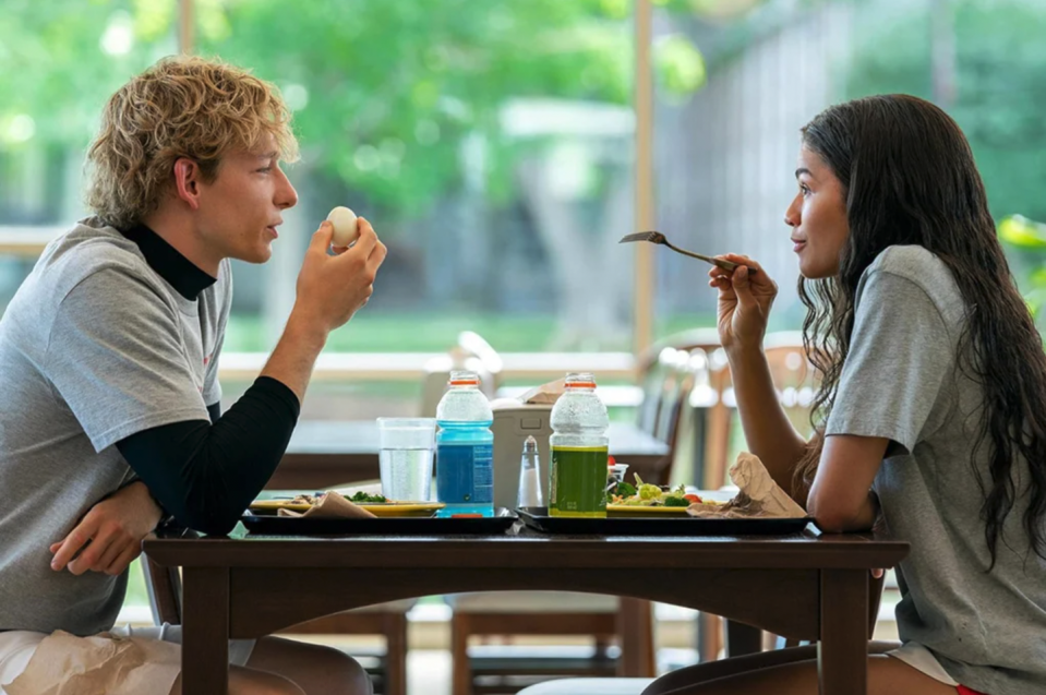 mike faist and zendaya in challengers