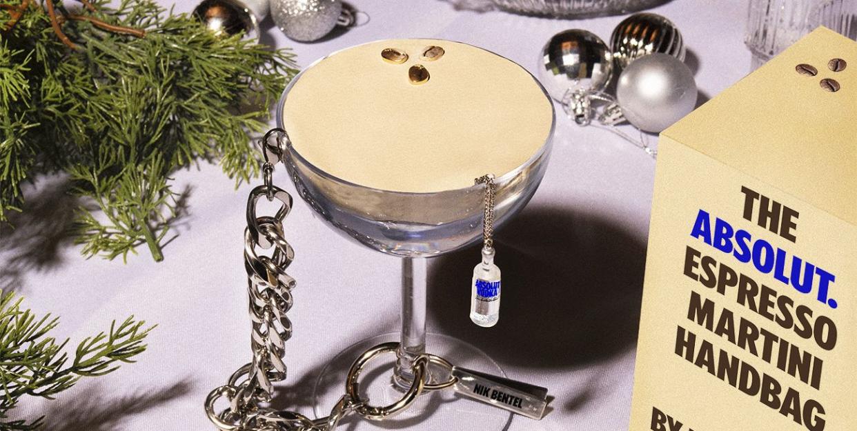 absolut espresso martini handbag