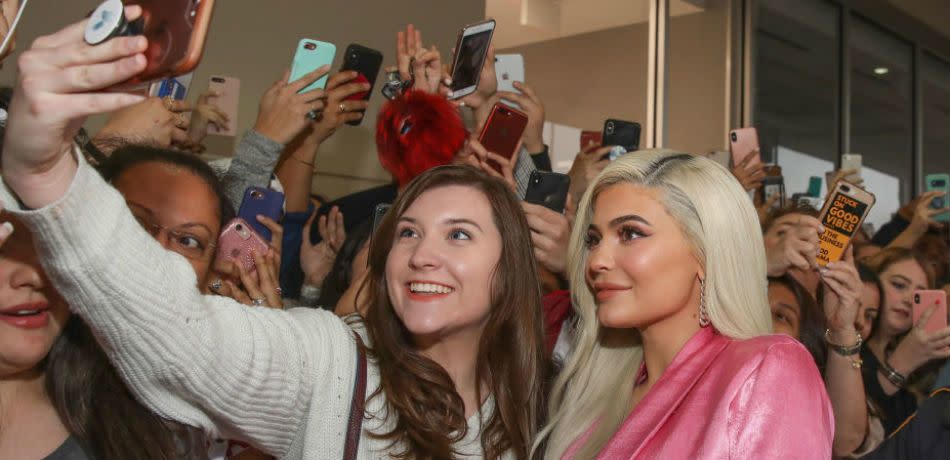 Kylie Jenner visits Houston Ulta Beauty to promote the exclusive launch of Kylie Cosmetics.