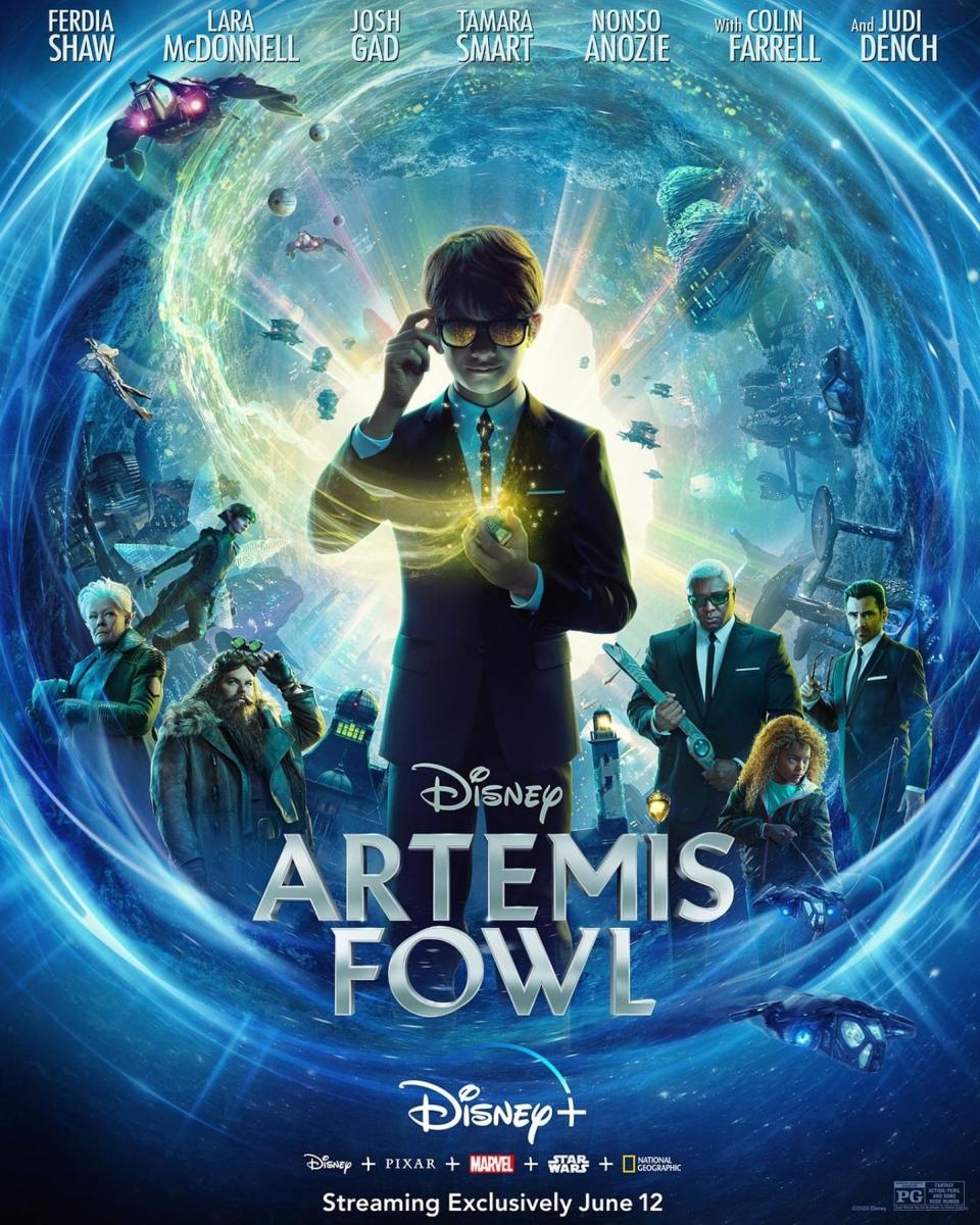 Artemis Fowl is now available to stream on Disney+. Image via Disney.