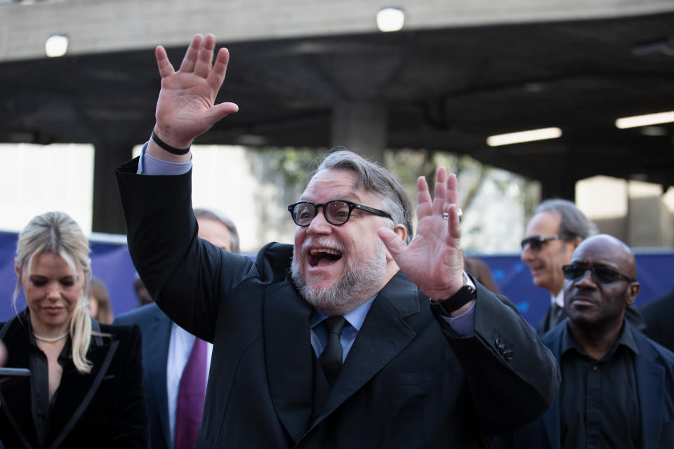 Guillermo del Toro asiste al estreno mundial de Pinocho de Guillermo del Toro durante el BFI London Film Festival 2022 en el Royal Festival Hall, Southbank Centre, Londres. Fecha de la foto: sábado 15 de octubre de 2022. (Foto de Suzan Moore/PA Images vía Getty Images)