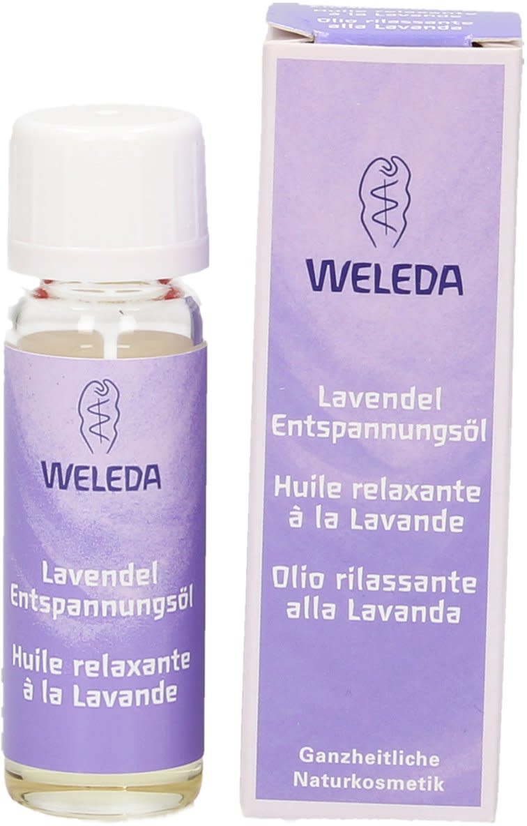 <p>Keep back-to-school anxiety at bay with this natural oil from Weleda. Not only will it melt away stress but it will also soften your skin at the same time. <i>($4 <a rel="nofollow noopener" href="https://well.ca/products/weleda-lavender-relaxing-oil-travel_87029.html?gclid=CI37ouXx6c4CFQyUaQodK50IGQ" target="_blank" data-ylk="slk:at Well.ca;elm:context_link;itc:0;sec:content-canvas" class="link ">at Well.ca</a>)</i></p>
