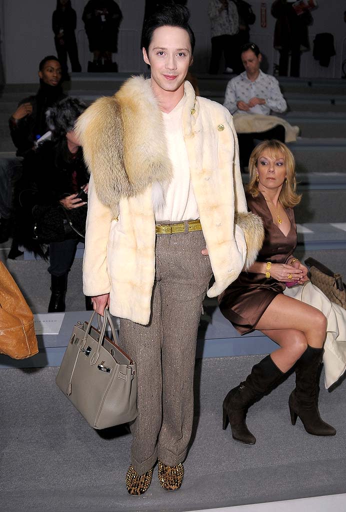 Johnny Weir NY Fashion Week