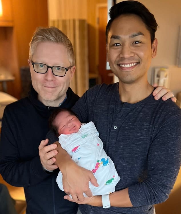 Anthony Rapp, Baby Rai Larson Ithiphol, Ken Ithiphol