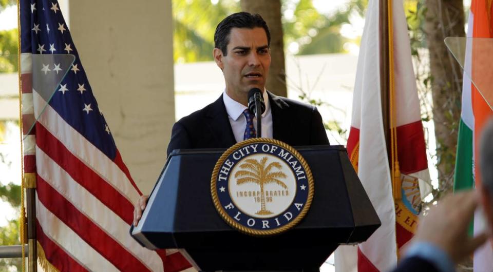 Miami Mayor Francis Suarez hired former U.S. Rep. Carlos Curbelo as an adviser.