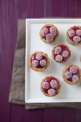 Cranberry Hazelnut Tartlets